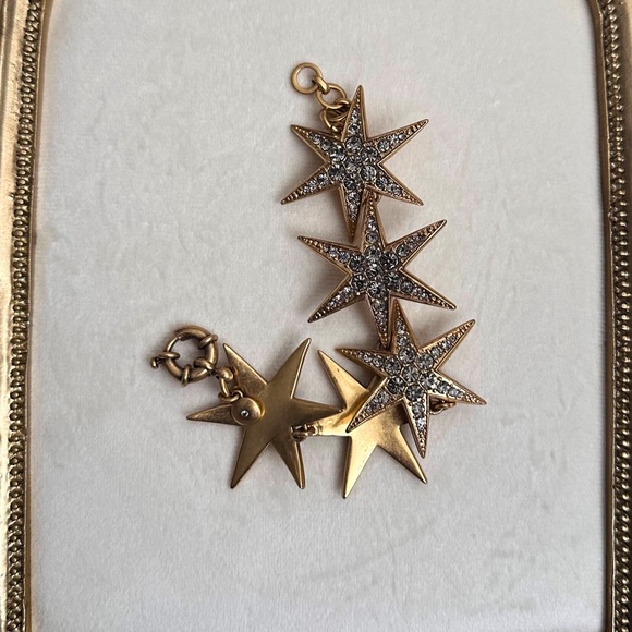 Gold Starburst Crystal Statement Bracelet - J. Crew Women Jewelry - Picture 3 of 4